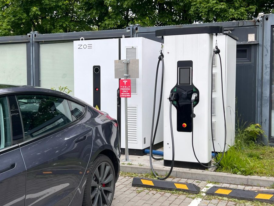Magazyn energii przy stacji szybkiego ładowania w Gdańsku